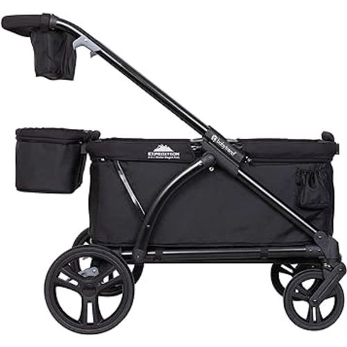 Baby Trend Expedition 2-in-1 Stroller Wagon PLUS, Ultra Black