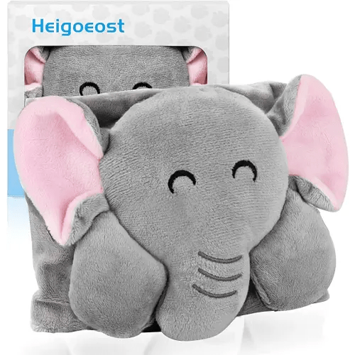 Baby Colic and Gas Relief - Heigoeost Heated Tummy Wrap for Newborns Belly Relief by Soothing Warmth, Baby Heating Pad Swaddling Belt Relief & Soothe Gas, Colic and Upset Stomach for Fussy Infants