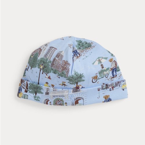 Polo Bear Cotton Interlock Beanie