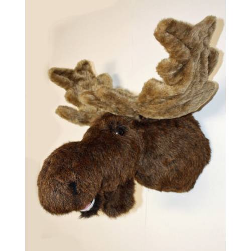 Plush Moose Head "Leon" X-Large Wall Mount