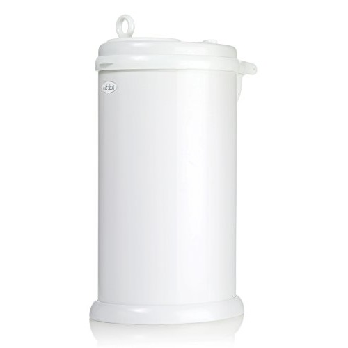 Ubbi Steel Odor Locking, No Special Bag Required Money Saving, Awards-Winning, Modern Design, Registry Must-Have Diaper Pail, White