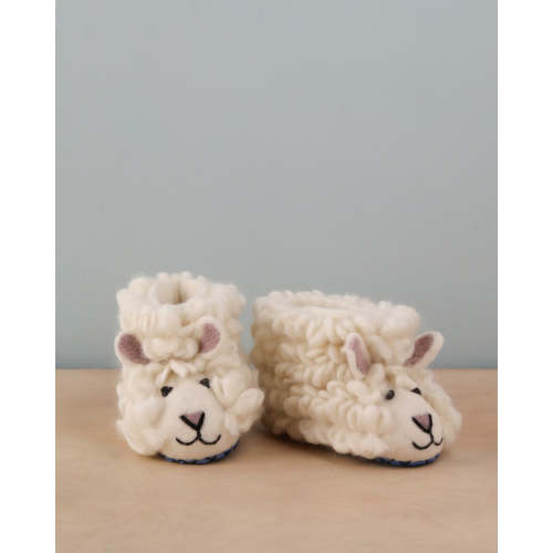 Handmade Wool Sheep Slippers
