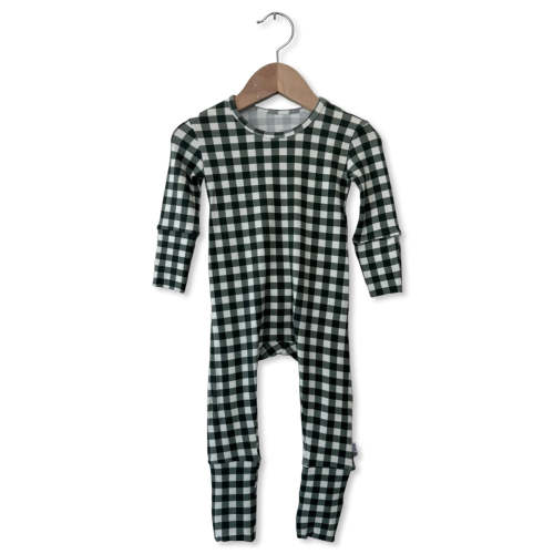 Mistletoe Gingham Day to Night Romper Luxe Edition | Cotton Bamboo Blend