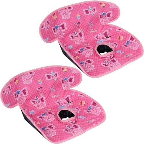 INFANZIA Dry Seat,Car Seat Protector Waterproof Carseat Liner Potty Training Toddlers, Baby and Infants, Piddle Pad for Carseats Strollers (Elephant, 2 Packs