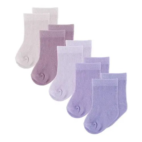 4baby Socks 5 Pack Lilac | Baby Bunting AU
