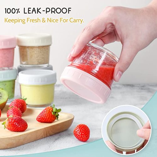 EZ Lock Glass Leakproof Container / 3 Pack - Innobaby