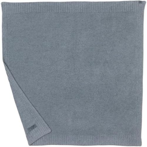 Barefoot Dreams CozyChic Lite Baby Receiving Blanket, Moonbeam, 30"x30"