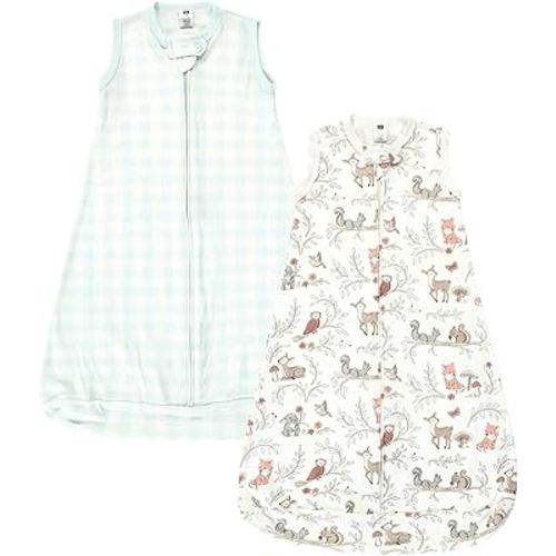 Hudson Baby BabyCotton Long-Sleeve Wearable Sleeping Bag, Sack, Blanket
