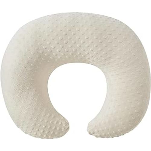 ESEN Plus Size Baby Nursing Pillow and Body Positioner for Breast Feeding and Bottle Feeding, Ultra Soft Baby Breastfeeding Pillows with Removable Nursing Pillow Cover for Mom and Baby (Beige)