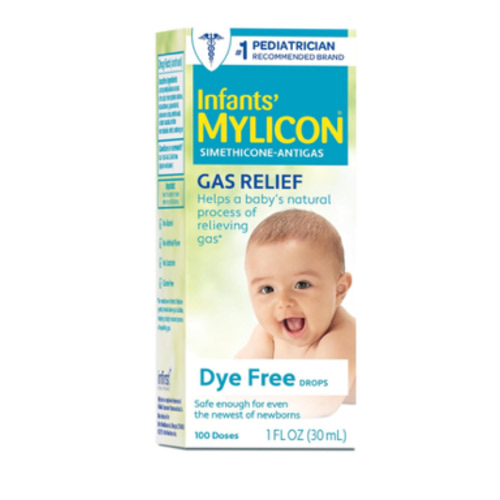 MYLICON Infants Gas Relief Drops for Infants and Babies, Dye Free Formula, 1 Fluid Ounce