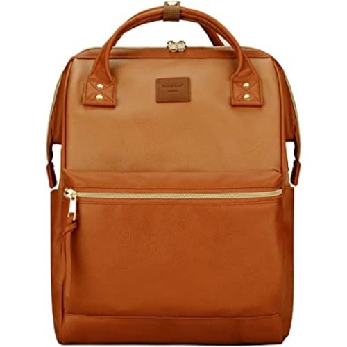 Kah&Kee Leather Backpack (Buff/Camel, Medium)