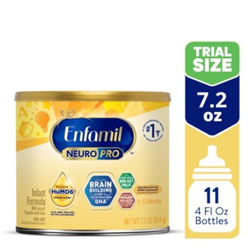 Enfamil NeuroPro Powder Baby Formula, Brain Support, 7.2 oz Sample Can
