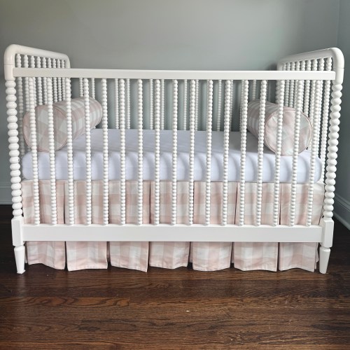Pleated Crib Skirt + Bolster Set Bundle