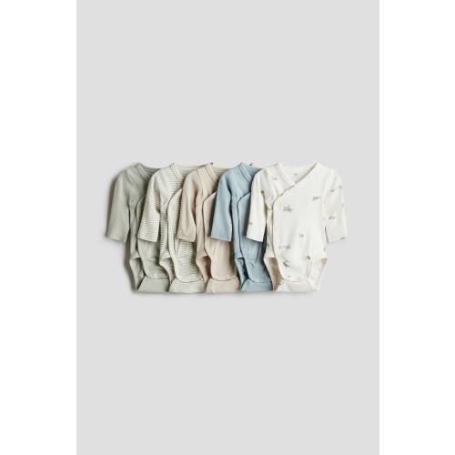 5-PACK WRAPOVER BODYSUITS