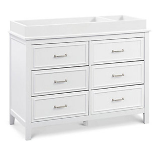 DaVinci Charlie 6 Drawer Double Dresser - Gray