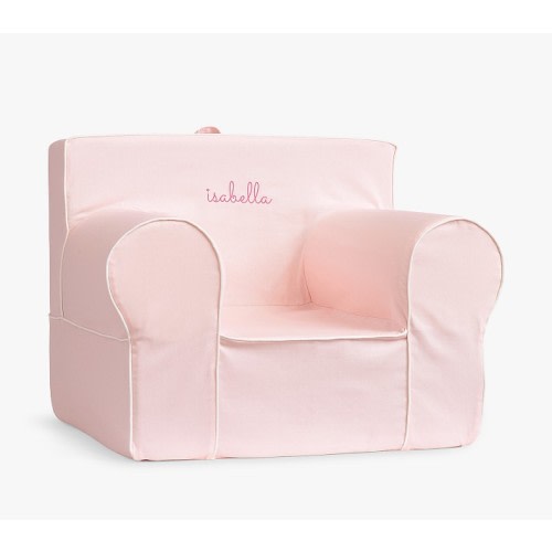 Anywhere Chair®, Pearl Twill With White Piping