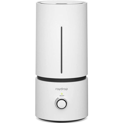 raydrop Cool Mist Humidifiers for Home Babies, 1.70 L Quiet and Small Ultrasonic Humidifier for Bedroom Nightstand, Space Saving, Auto Shut Off - (0.45 Gallon, US 110 V)