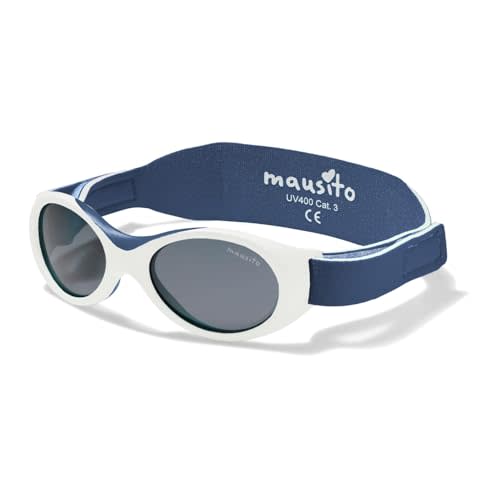 Mausito BABY Sunglasses 0-24 months I FLEXIBLE BPA-free infant sunglasses strap I 100% UV PROTECTION I European design