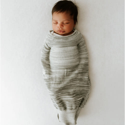 Grey Swaddle Sleep Sack - Small ( 6-12 pounds)