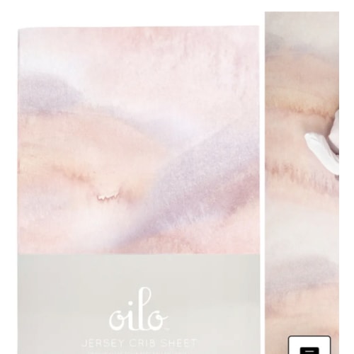 OILO Sandstone fitted Crib Sheets