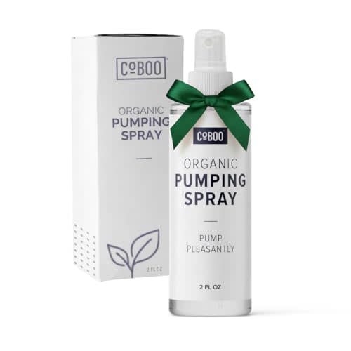 CoBoo Pumping Spray 2 Fl Oz | Organic Skin Lubricant for Breast Pumping | Pump Flange Spray for Breast Shields | Vegan & Lanolin Free, Made in USA | Helps Sore Nipples & Clogged Milk Ducts