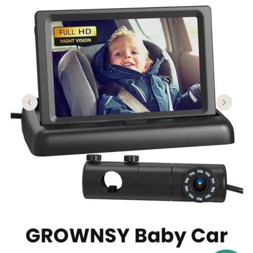 GROWNSY Baby Car Camera
