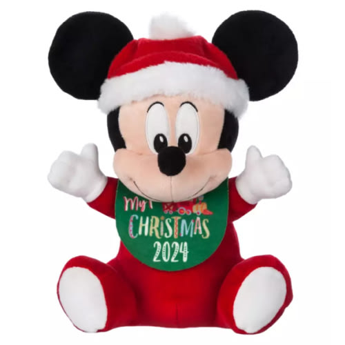 Mickey Mouse ''My 1st Christmas'' Holiday Plush for Baby – Small 11'' | Disney Store