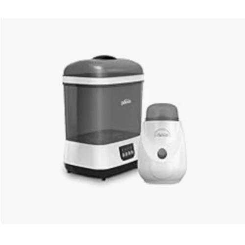 Dr. Brown's Clean Steam Baby Bottle and Pacifier Sterilizer and Dryer with Insta-Feed Bottle Warmer Combination Pack