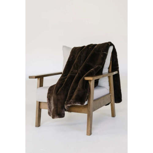 Lush Espresso Plush Blanket | Minky Couture