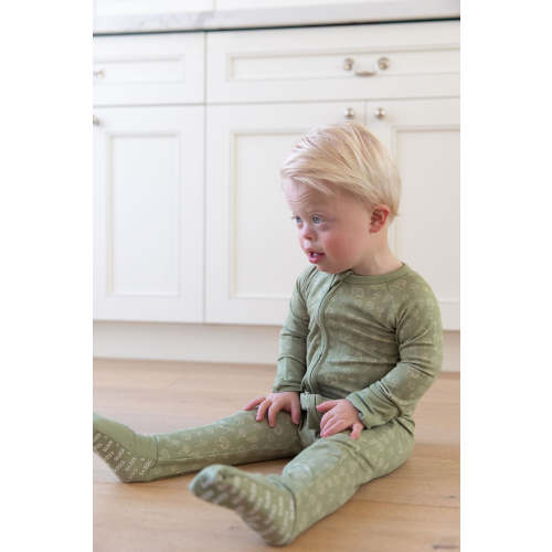 GREEN MUSHROOMS | ZIPPER ONE PIECE