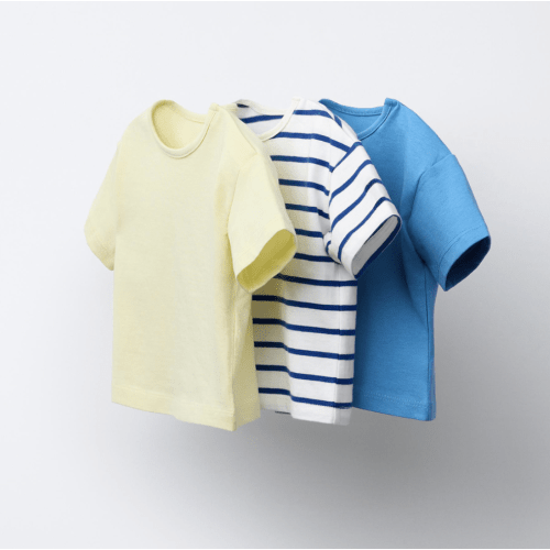 THREE-PACK OF STRIPED T-SHIRTS - Blue | ZARA United States