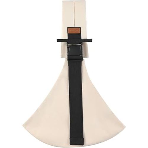 Baby Sling Carrier for Infants and Toddlers 6–36 Months (10–30 lbs), Breathable Cotton Hip Shoulder Carrier – Adjustable, Hands-Free Toddler Sling for Side & Hip Carry(Beige)