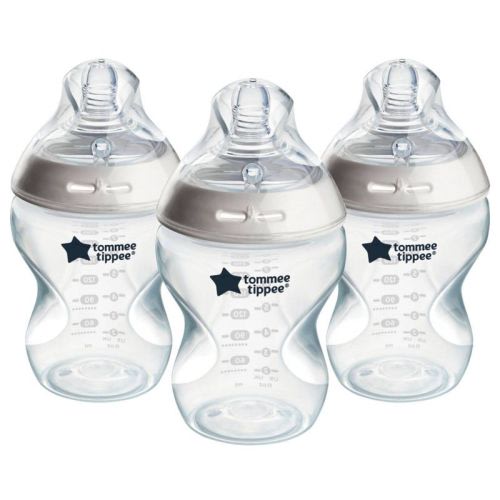 Tommee Tippee Natural Start Slow-flow Breast-like Nipple Anti-colic Baby Bottle - 9oz/3pk