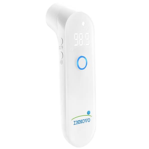 Innovo FSA/HSA Eligible iF100B Touchless Digital Forehead Basal Thermometer, Non-Contact with Fever Alert Detection