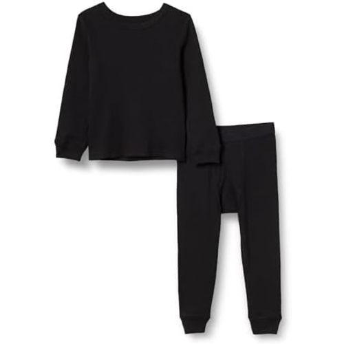 Amazon Essentials Boys and Toddlers' Cotton Blend Thermal Long Underwear Set