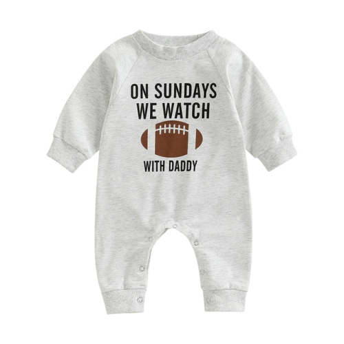 ON SUNDAYS WE WATCH FOOTBALL Jumpsuit - Hazel & Bo
