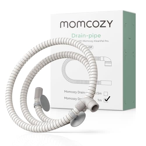 Momcozy Soft & Safe Drain Hose for KleanPal Pro Baby Bottle Washer – Flexible, Durable Replacement Accessory for Easy Water Drainage (1M)