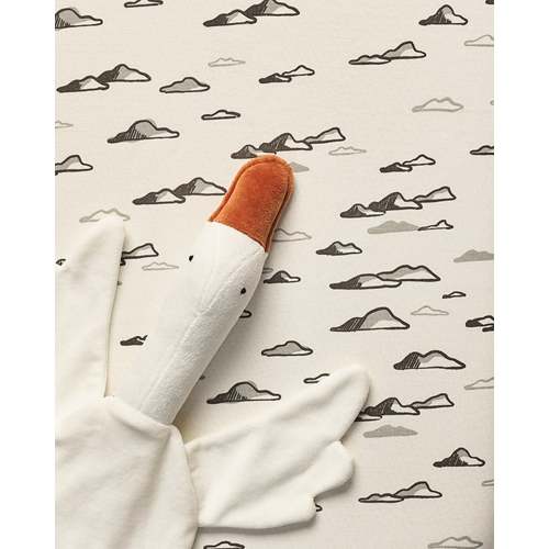 Skies Sheet Set | Organic Crib Sheets | Nestig