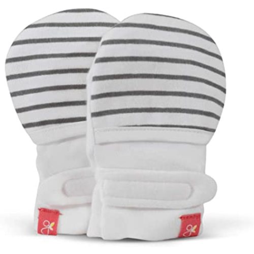 Goumimitts, Scratch Free Baby Mittens, Organic Soft Stay On Unisex Mittens