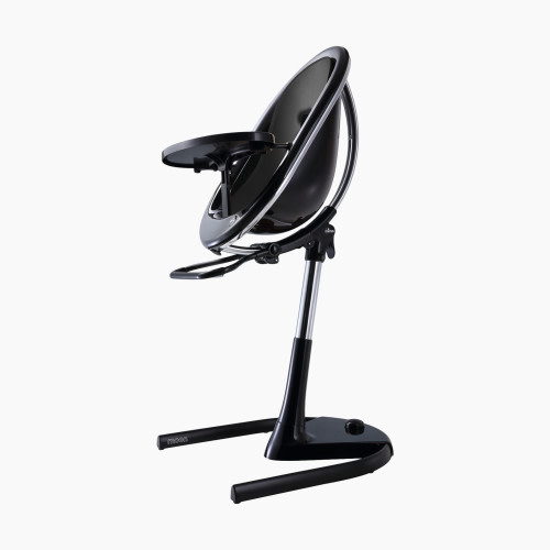 Mima Moon 2G High Chair with Black Frame - Black