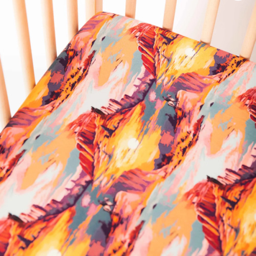 Saddle Up Sunset Crib Sheet