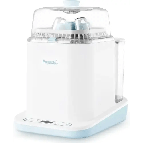 Papablic Bottle Washer Pro, Baby Bottle Washer & Sterilizer & Dryer, 4-in-1 Bottle Washer Sanitizer for Bottles, Pump Parts, & Baby Essentials - Quick & Clean with 60 Detergent Tablets