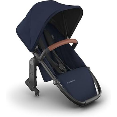 Amazon.com : UPPAbaby RumbleSeat V3 Second Lower Seat - Compatible with Vista V2 and Vista V3 - All-Weather Seat + Magnetic Buckle – Adapters Included - Noa (Navy/Carbon Frame/Saddle Leather) : Baby