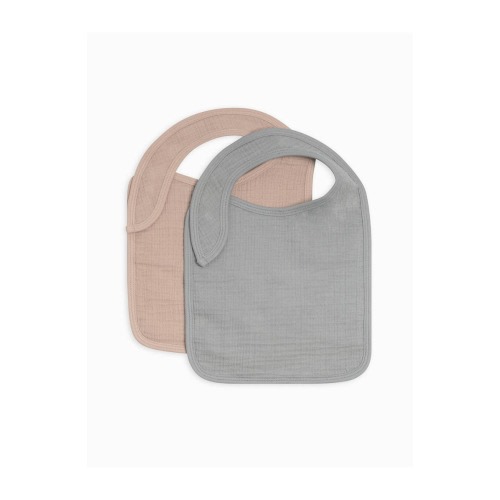 Organic 2-Pack Muslin Bibs
