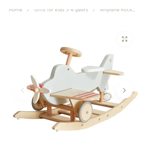 Airplane Rocker & Ride On – Wonder and Wise