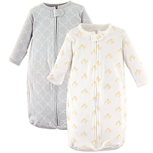 Hudson Baby BabyCotton Long-Sleeve Wearable Sleeping Bag, Sack, Blanket