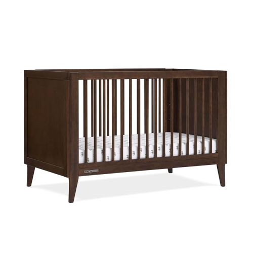 Delta Children Ollie 4-in-1 Convertible Crib - Greenguard Gold Certified, Walnut Espresso