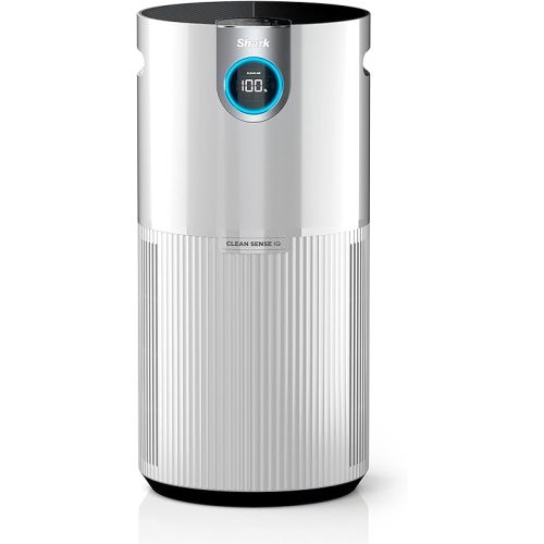 Shark Air Purifier for Home Large Room, Clean Sense Technology, HEPA Air Filter, 1000 Sq Ft, Kitchen, Captures 99.98% of Particles, Pet Dander, Pollutants, Dust, Smoke, Allergens & Smells, HP201