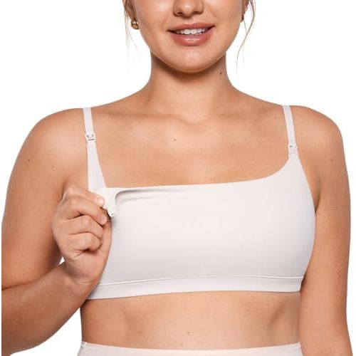 INLYRIC Women's Inbarely Soft Nursing Bras Unlined Bralettes Maternity Bra for Breastfeeding Unpadded Comfy Sleep Seamless