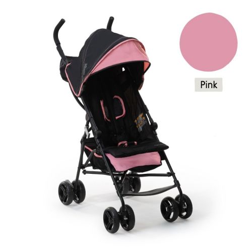 Ingenuity 3D Mini Convenience Stroller - Pink: Lightweight Baby Gear, Folds for Transport, Stroller Cover